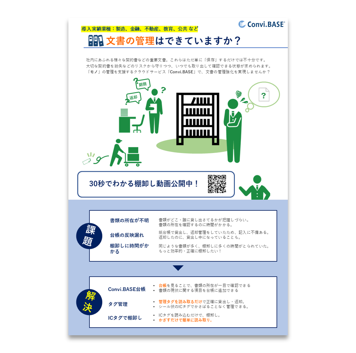 文書管理チラシ